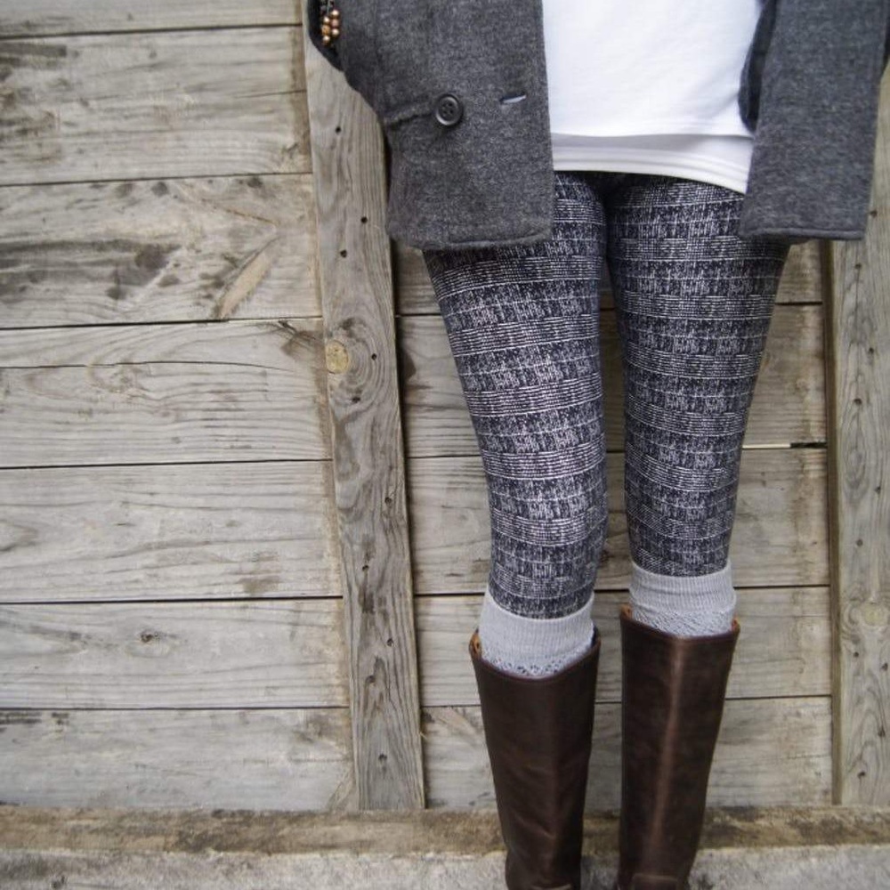 Agnes & Dora Kids Leggings Basket Weave in Black